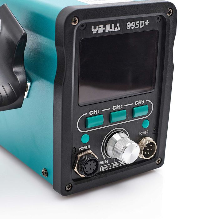 Stacja Lutownicza Yihua 995D+ 2w1 Lutownica Grotowa Hot Air