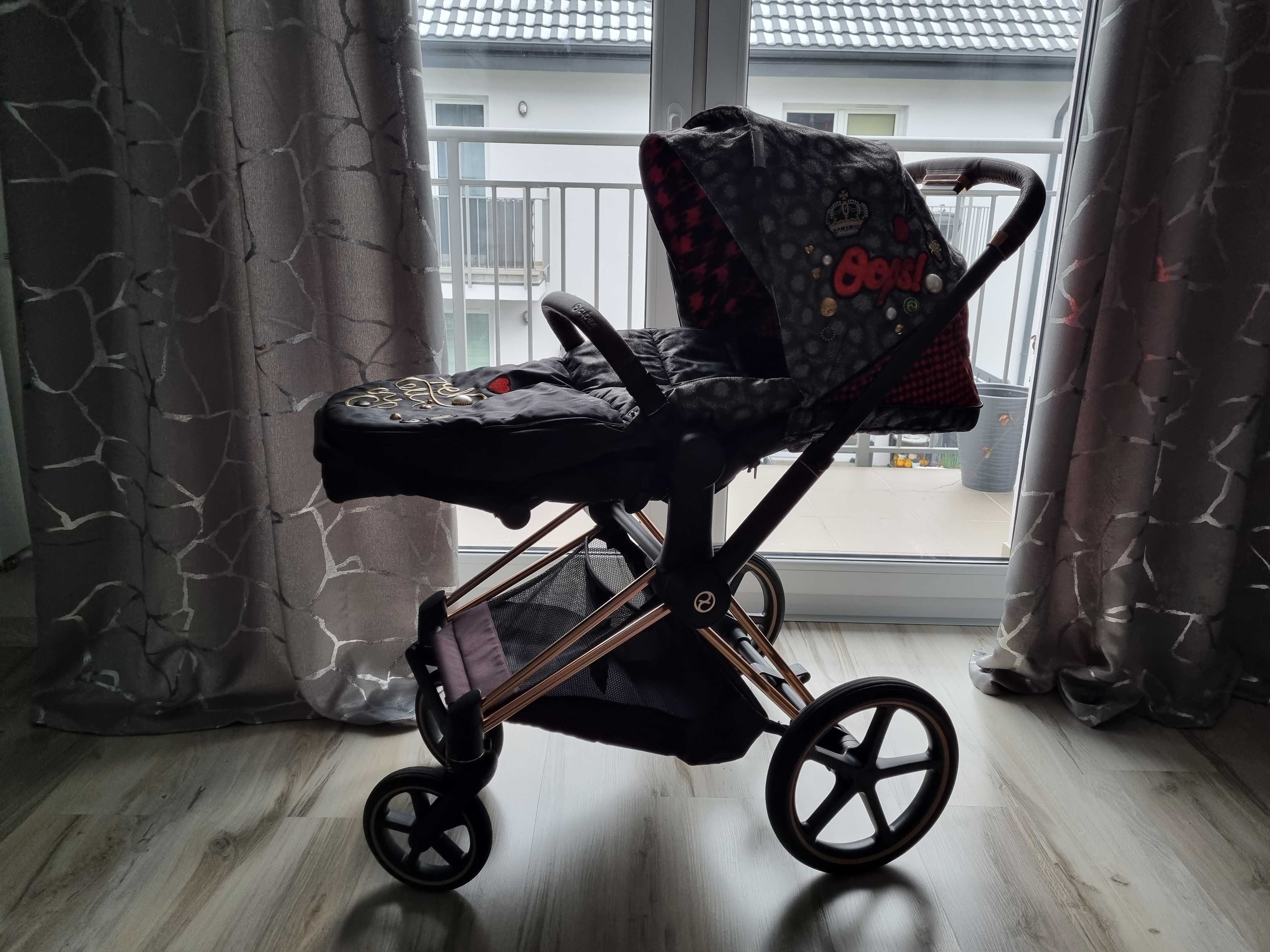 Wózek spacerówka Cybex Priam 2.0 rosegold Rebellious