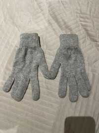 Wełniany szare rękawiczki  Esprit dla mężczyzny