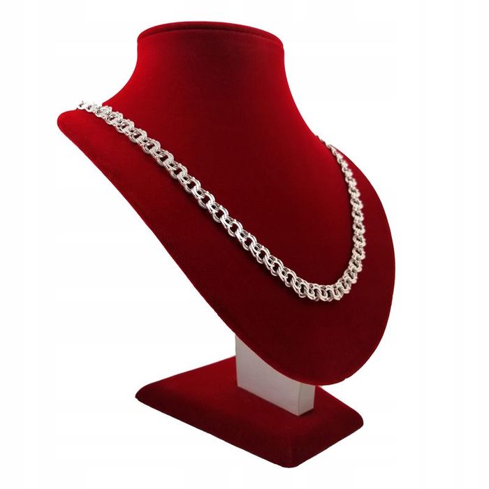 Elegancki Srebrny Męski Łańcuszek Garibaldi Pr. 925 Dla Taty Syna Dzia