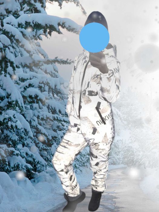 Комбинезон зимний рефлективный светоотражающий