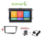 (NOVO) Rádio 2DIN 9" • SEAT Leon 1P • Toledo • Altea • Android 4+32GB