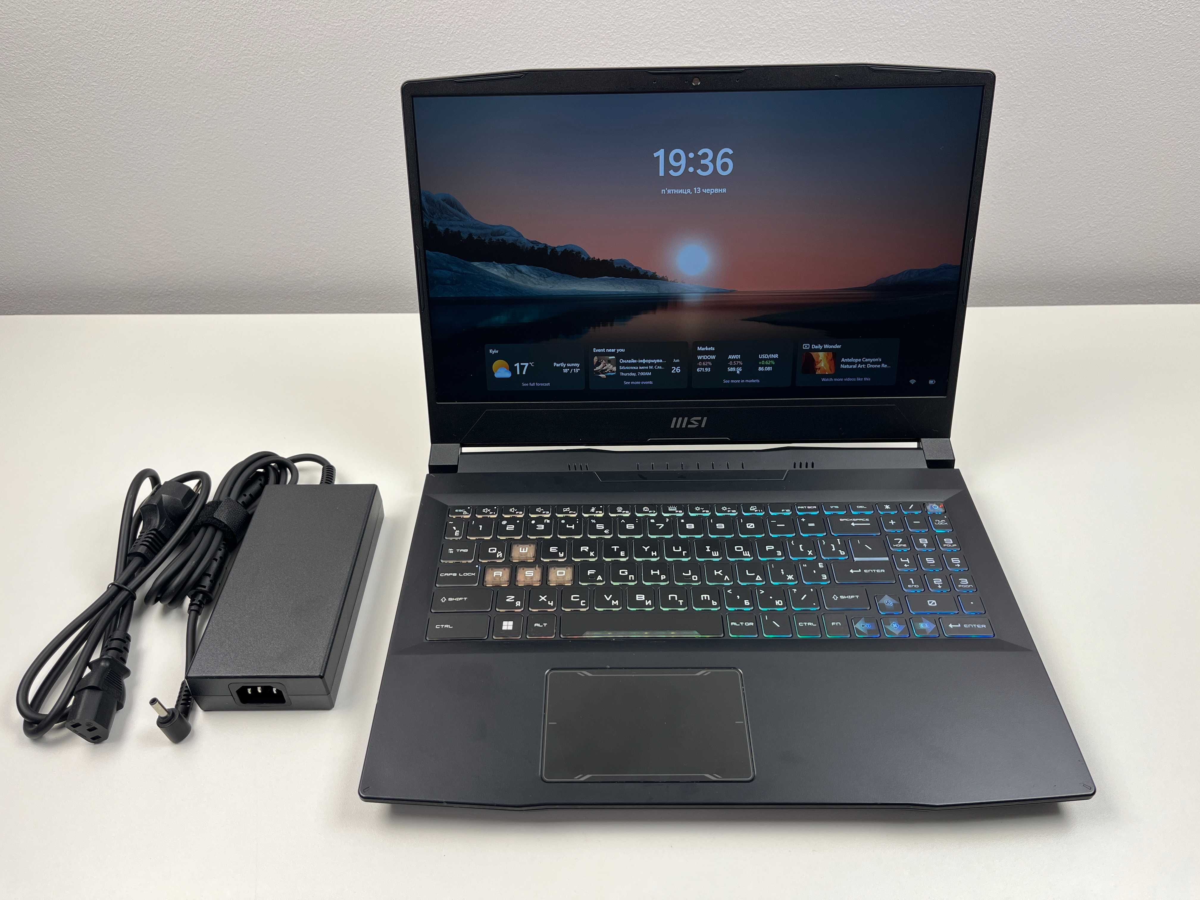 Ноутбук MSI Pulse 15 B13VFK 144Гц i7-13700H 16GB RTX4060 140W 1TB M.2