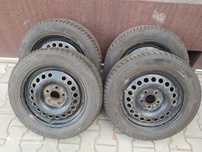 Opony zimowe wraz felgami 205/55R16H przebieg 8tyś km Barum polaris5-