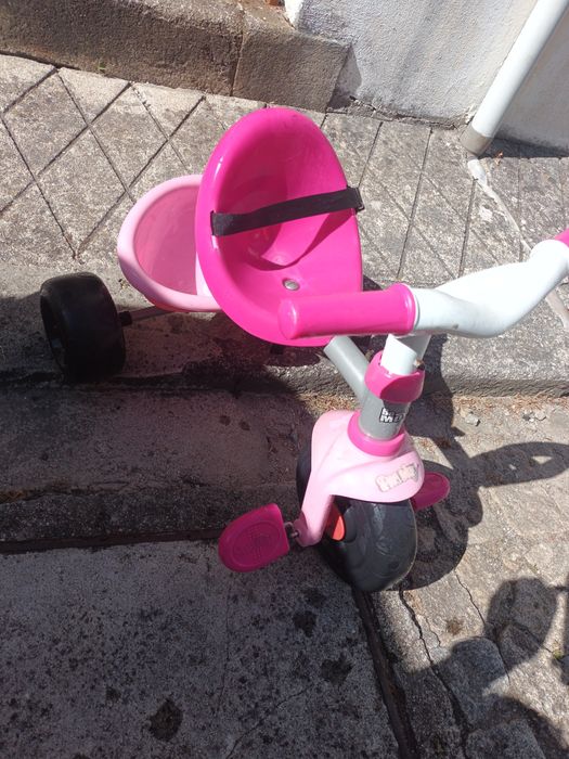 Triciclo be mov cor de rosa