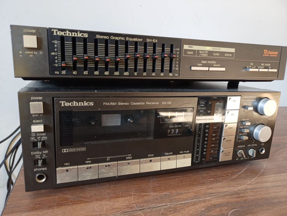 Technics SH-E4 oraz SA-K6 vintage sprzęt