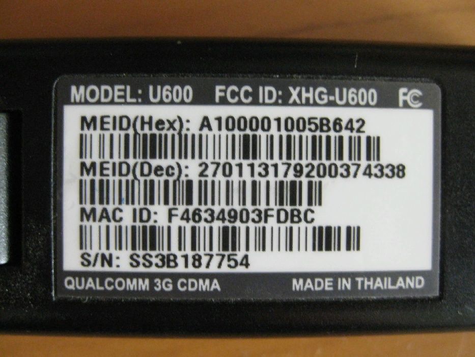 Модем 3G/4G U600. Б/у