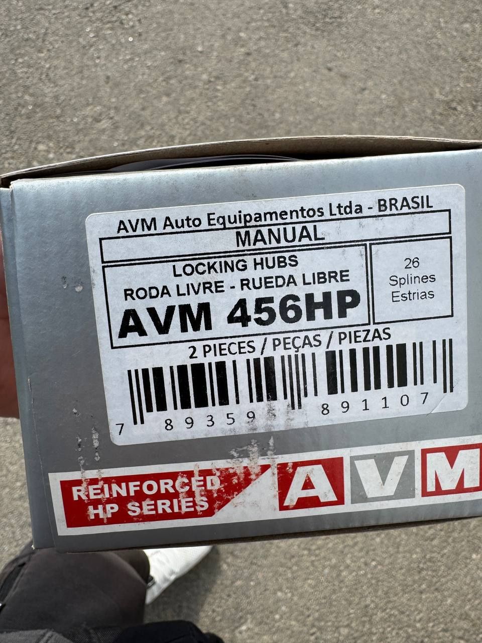 Новые Усиленные хабы AVM 456HP made in Brazil 26 шлицов  Toyota Hilux