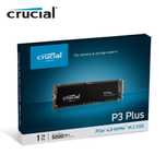 SSD накопичувач M.2 NVMe Crucial P3 Plus 1 Tb PCIE 4.0 TLC
