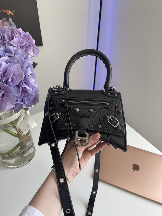 Сумка Balenciaga Hourglass X Le Cagole чорна