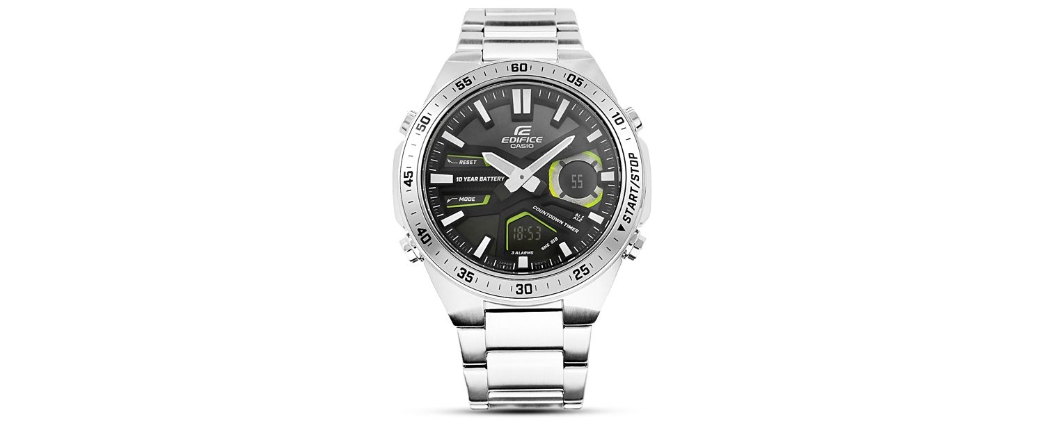 zegarek męski casio edifice efv-c110d-1a3vef 10 bar + box
