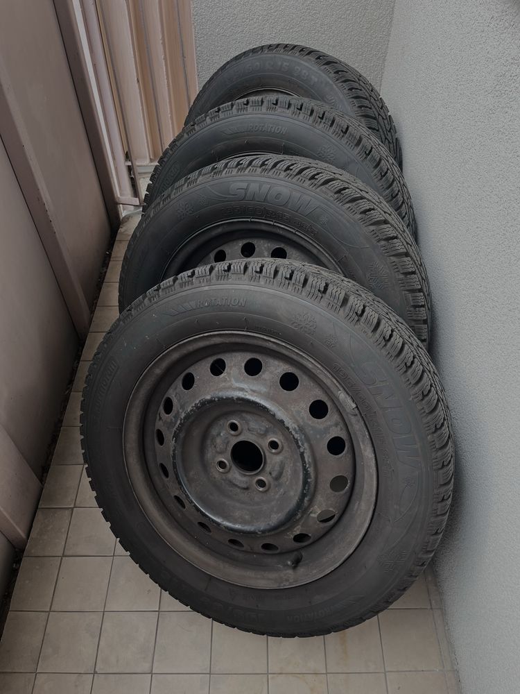 Opony Zimowe Kormoran 195/60 R15 + felgi stalowe. TOYOTA! OKAZJA!