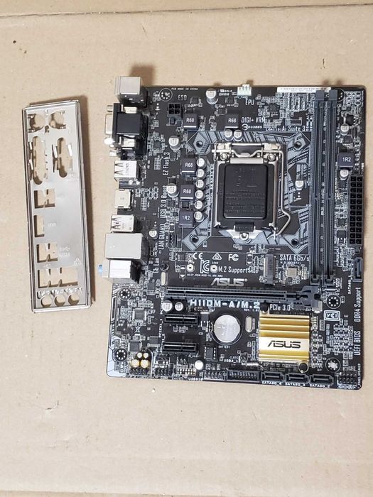 Материнская плата ASUS H110M-A. s1151. б.у. отличное состояние