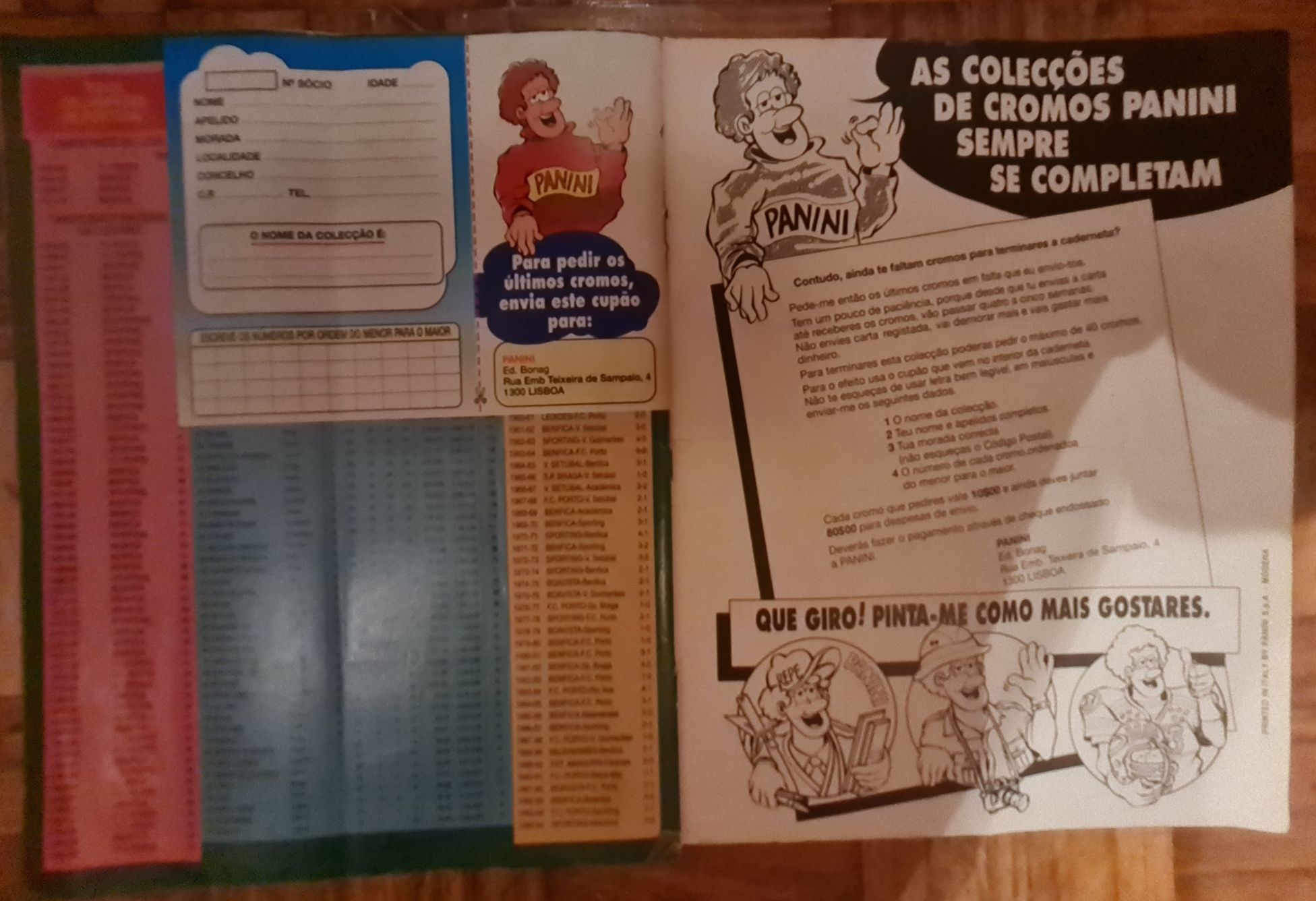 Album Completo Panini 95 1996