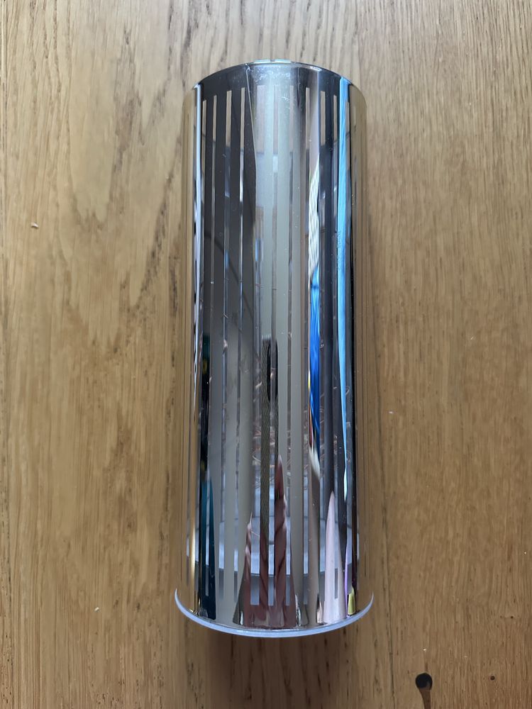 Ozdobna srebrna lapka led lampa