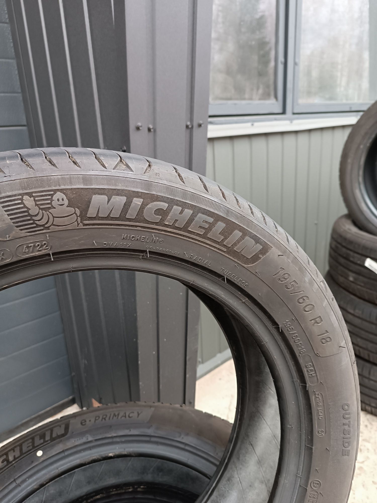 Літні шини 195/60/18 Michelin e-Primacy 2022