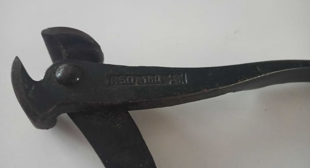 szczypce tnące czołowe + obcęgi płaskie stalowe kleszcze 2w1