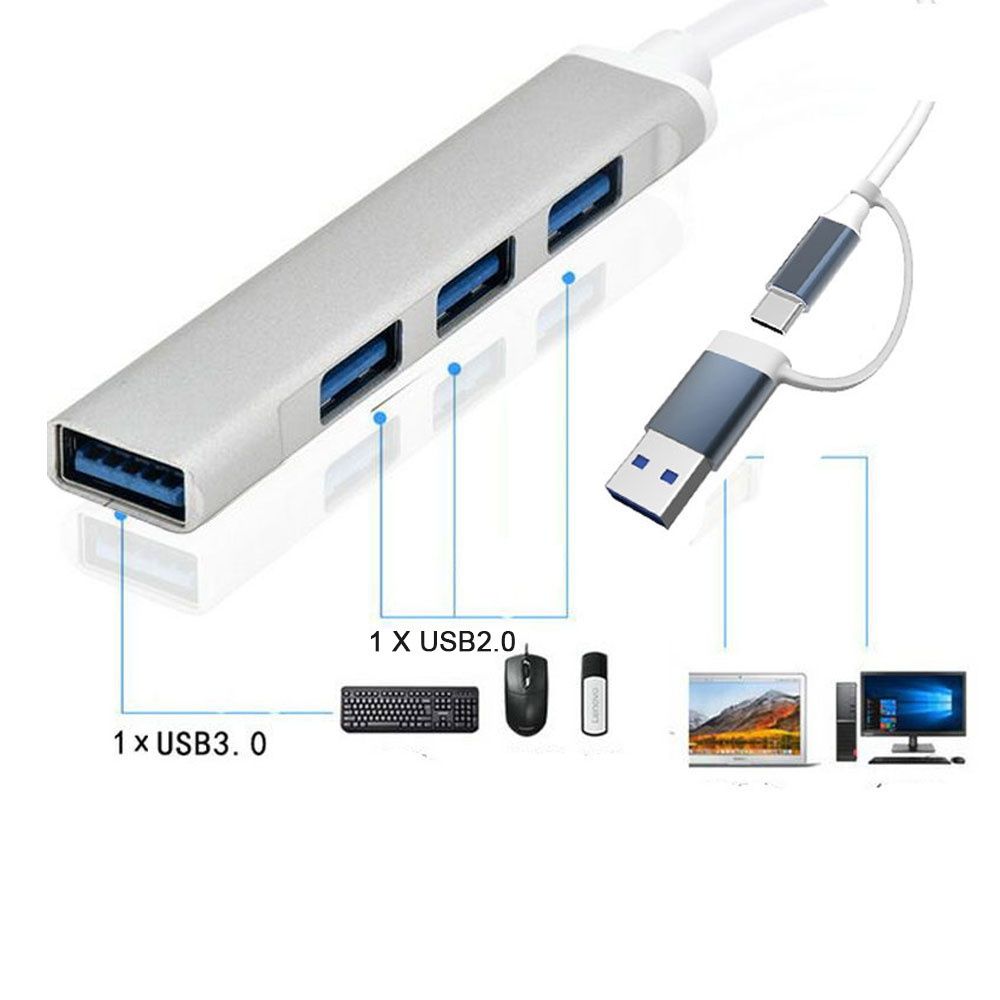 USB Hub 3.0 Type A/Type C OTG