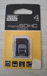 Флеш-накопичувач micro SDHC Class 4 GoodRam 4 Гб Новий