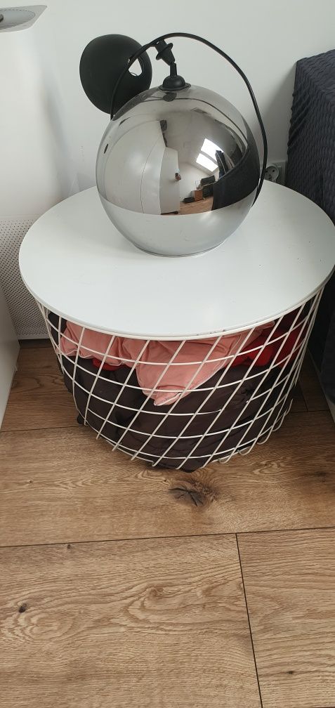 Żyrandol srebrna kula 30 cm, chrom