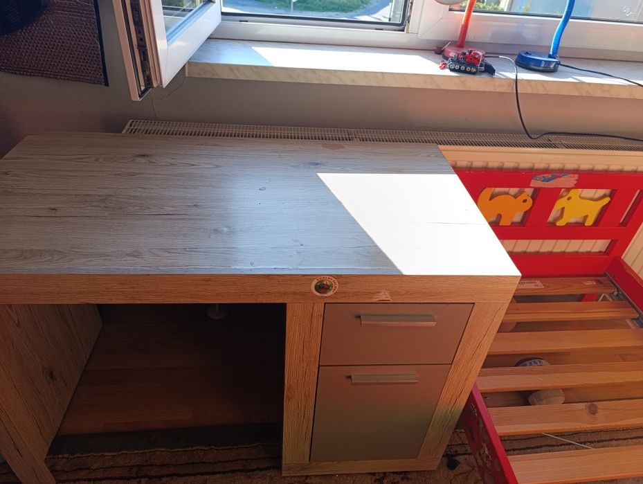 Zestaw łózko kritter Ikea, , biurko