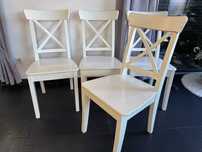 Stół plus 4 Krzesła Ikea Ingolf Danderyd