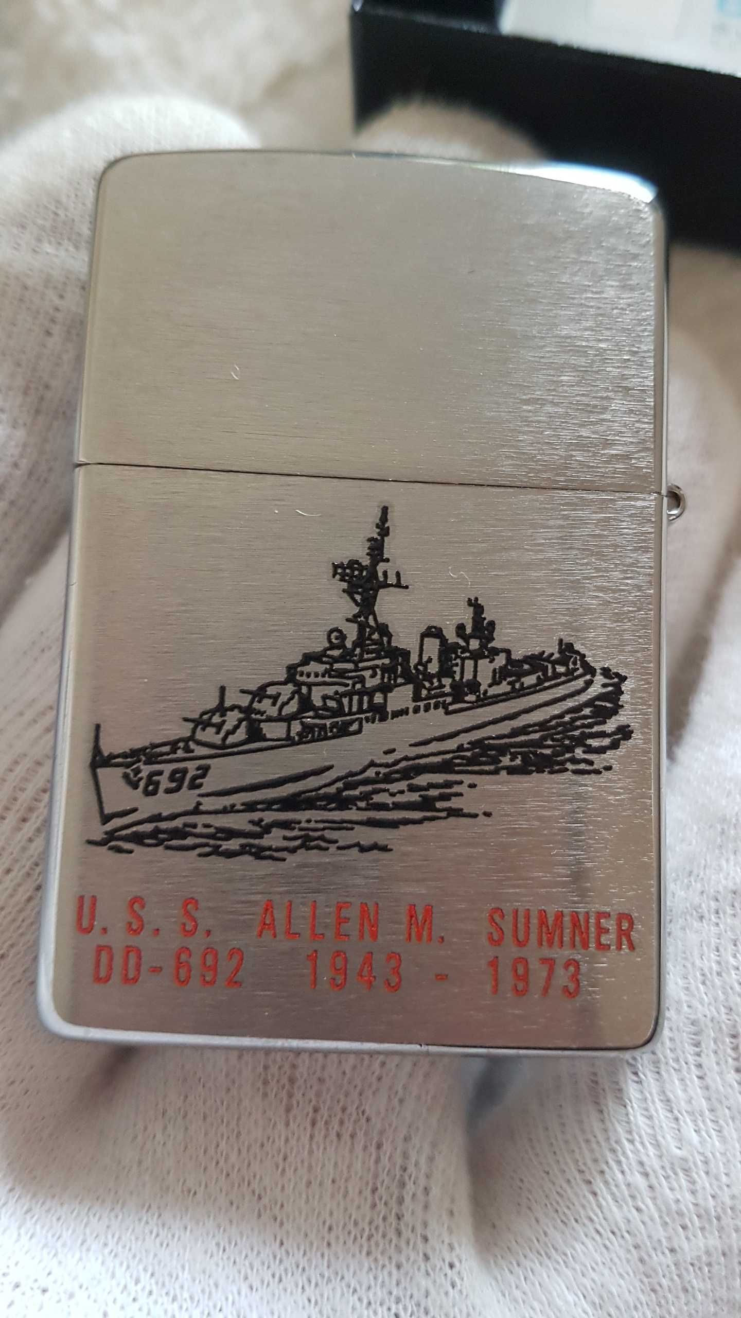 Zapalniczka Zippo USS Allen M. Sumner DD-692