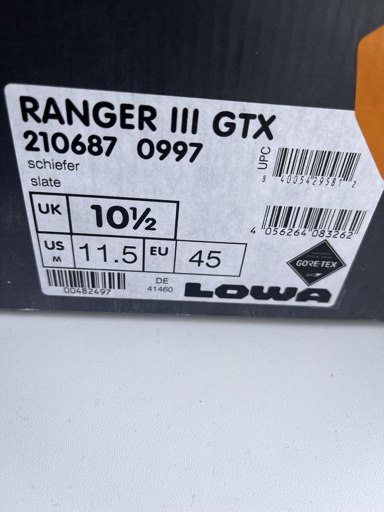 Черевики LOWA Ranger III GTX