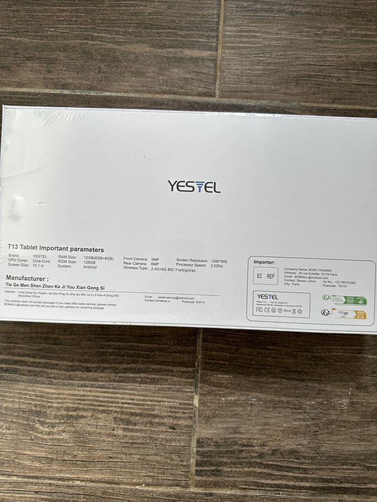 Facetel T13 tablet 6/128 gb новий