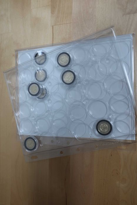 LEUCHTTURM Folhas p/ Cápsulas moedas - EURO coins