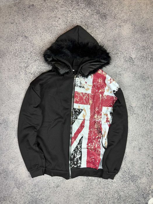 ‼️В УКРАЇНІ‼️ Зип худи Jaded London type кофта с мехом | M L opium y2k