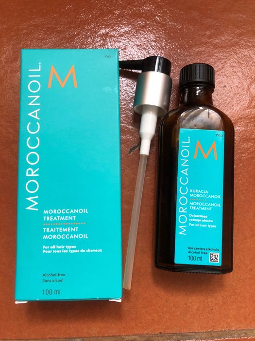 Pusta butelka z pompką Moroccanoil olejek