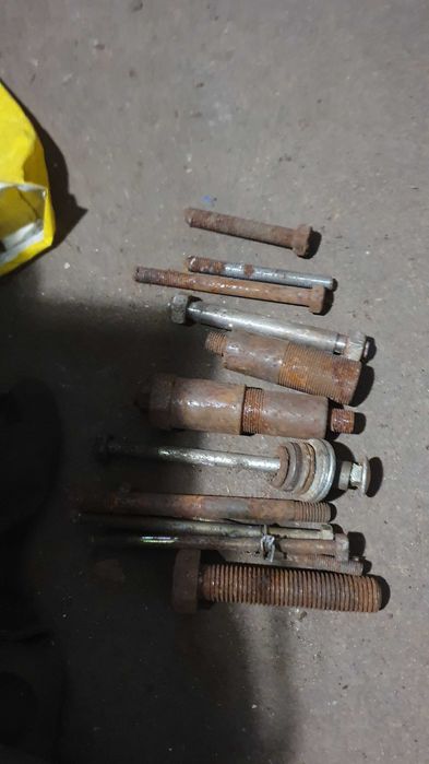 Duże śruby gwintowe, gwoździe, rowerowe, moto, samochodowe, Wigry