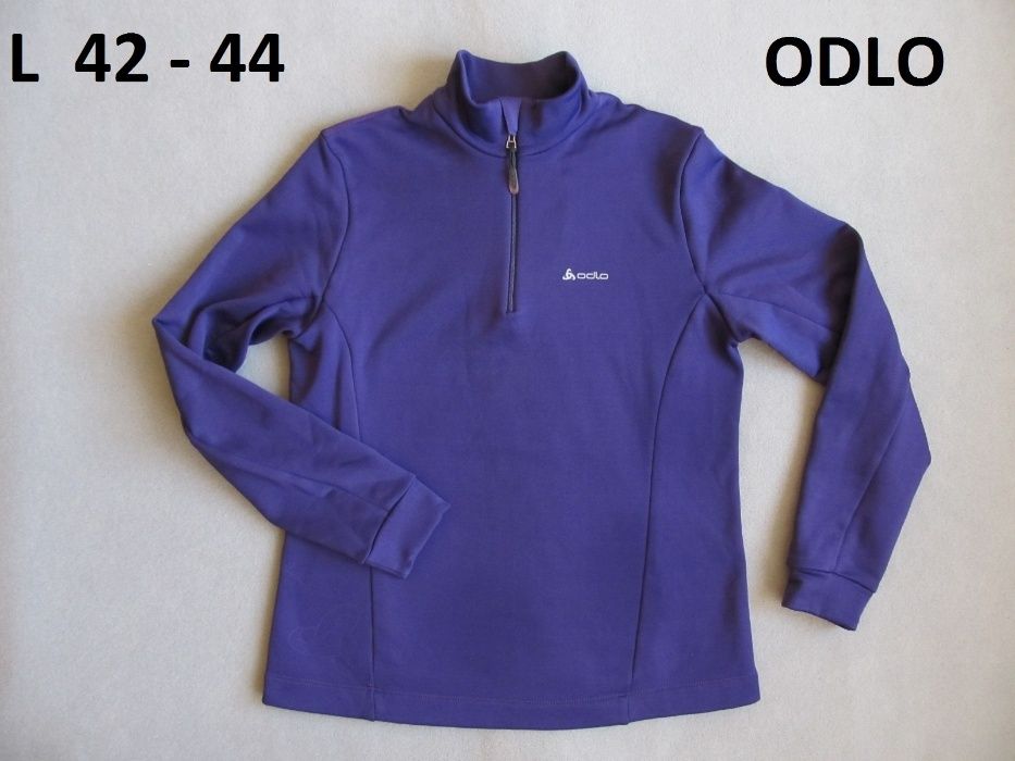 L 42-44 bluza ODLO damska sportowa GOLF STAND polar SUGAR BOWL fiolet