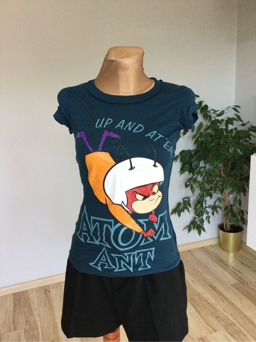 Nowy Tshirt Bershka S 36 XS 34 atomówka