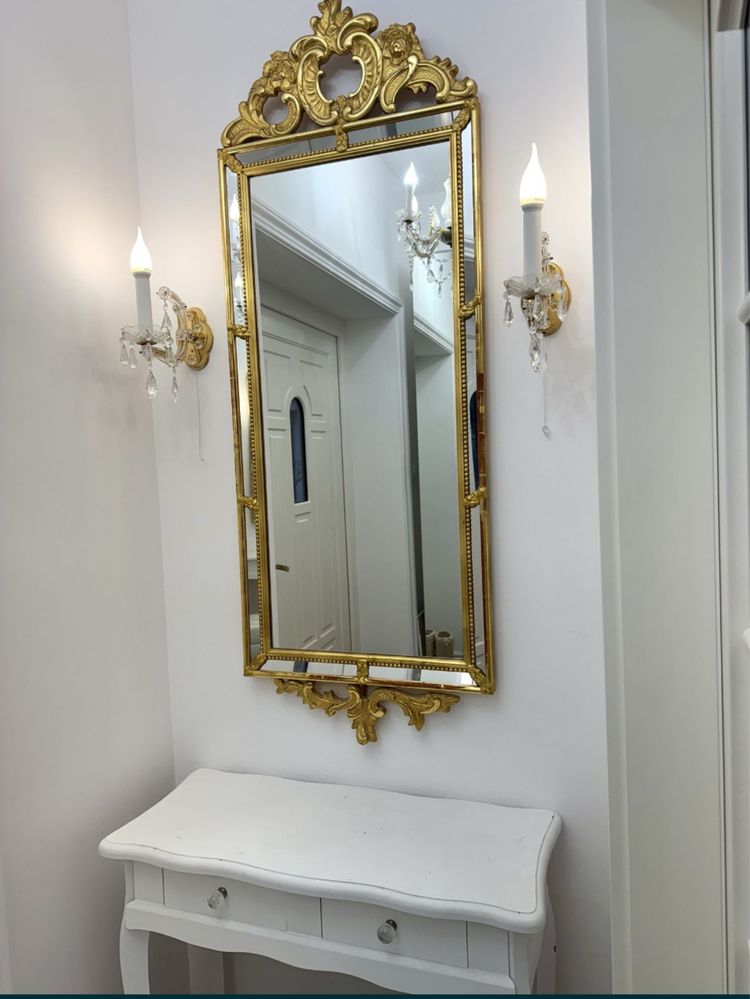 Lustro zlote glamour