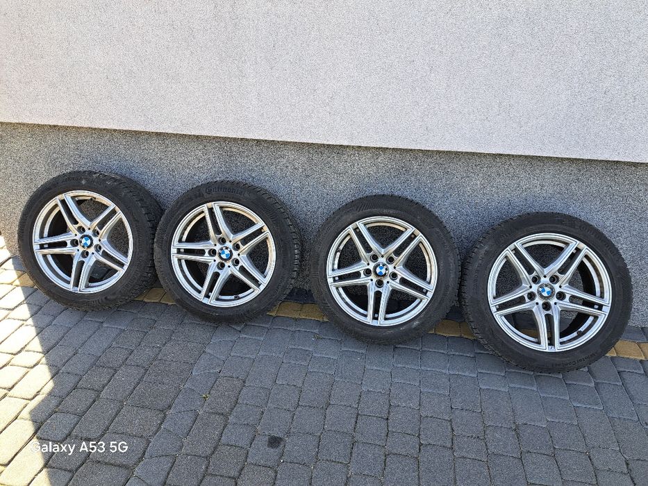 Koła Alufelgi 17  225/50/17 opony w świetnym stanie bmw e60 f10. 5x112