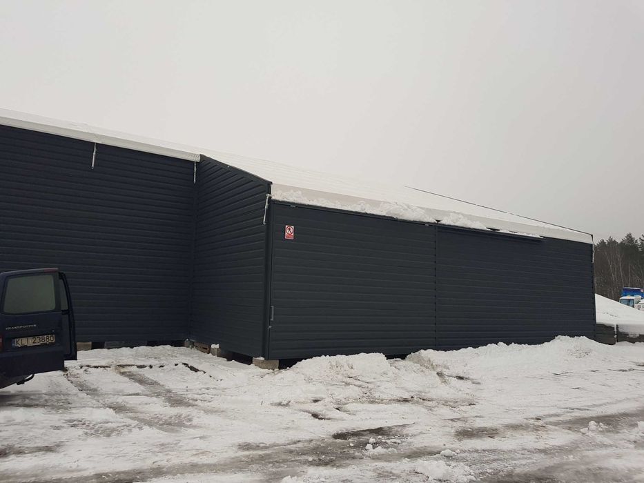 HALA NAMIOTOWA OCIEPLANA magazynowa, całoroczna   12X25X4,5 AG HALE