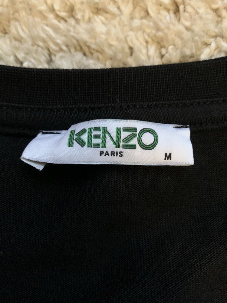 футболка Kenzo в новом стані, вишите лого