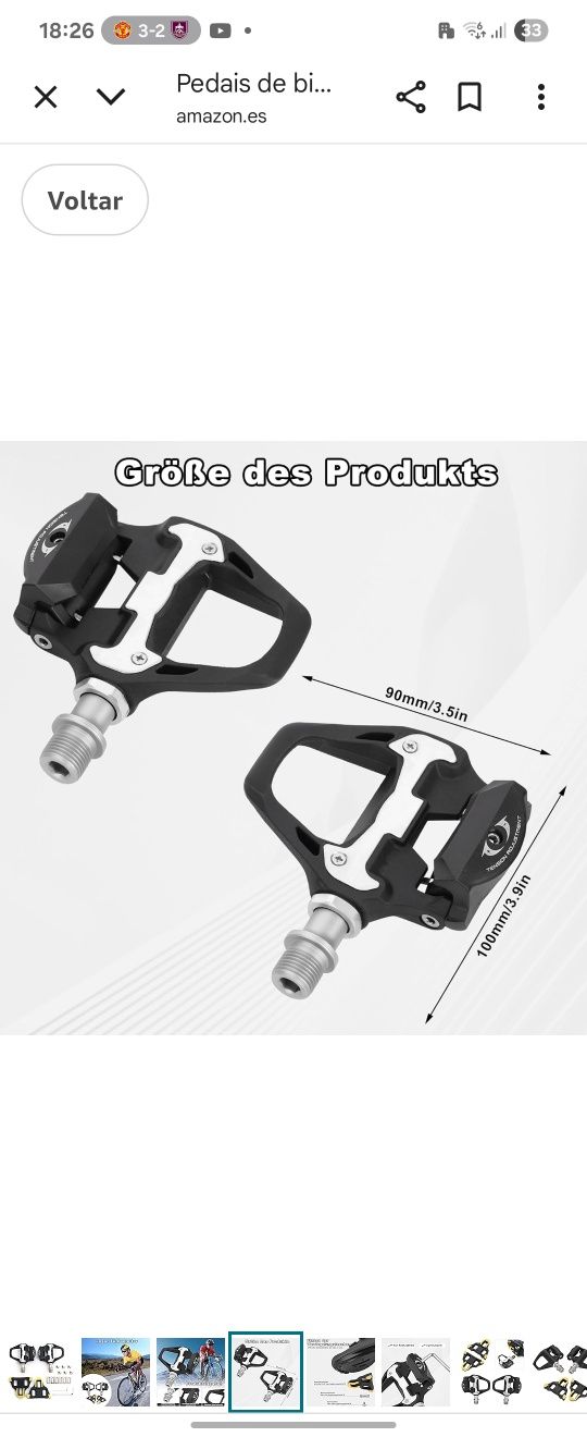 Pedais para bicicleta NOVOS