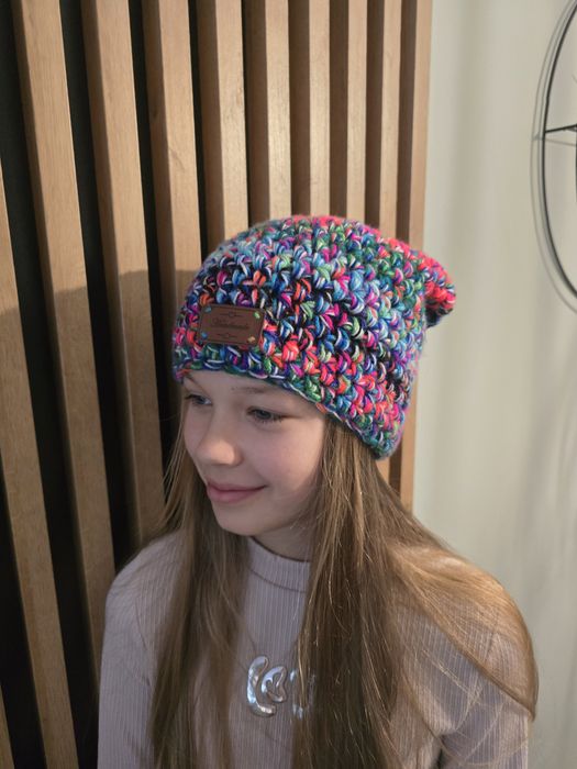 Wełniana czapka zimowa Nowa