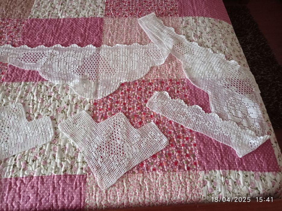 Renda/crochê para colocar em lençóis