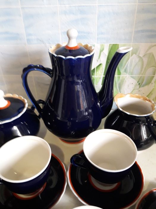 Кавовий сервіз "Довбиш,Кобальт.
