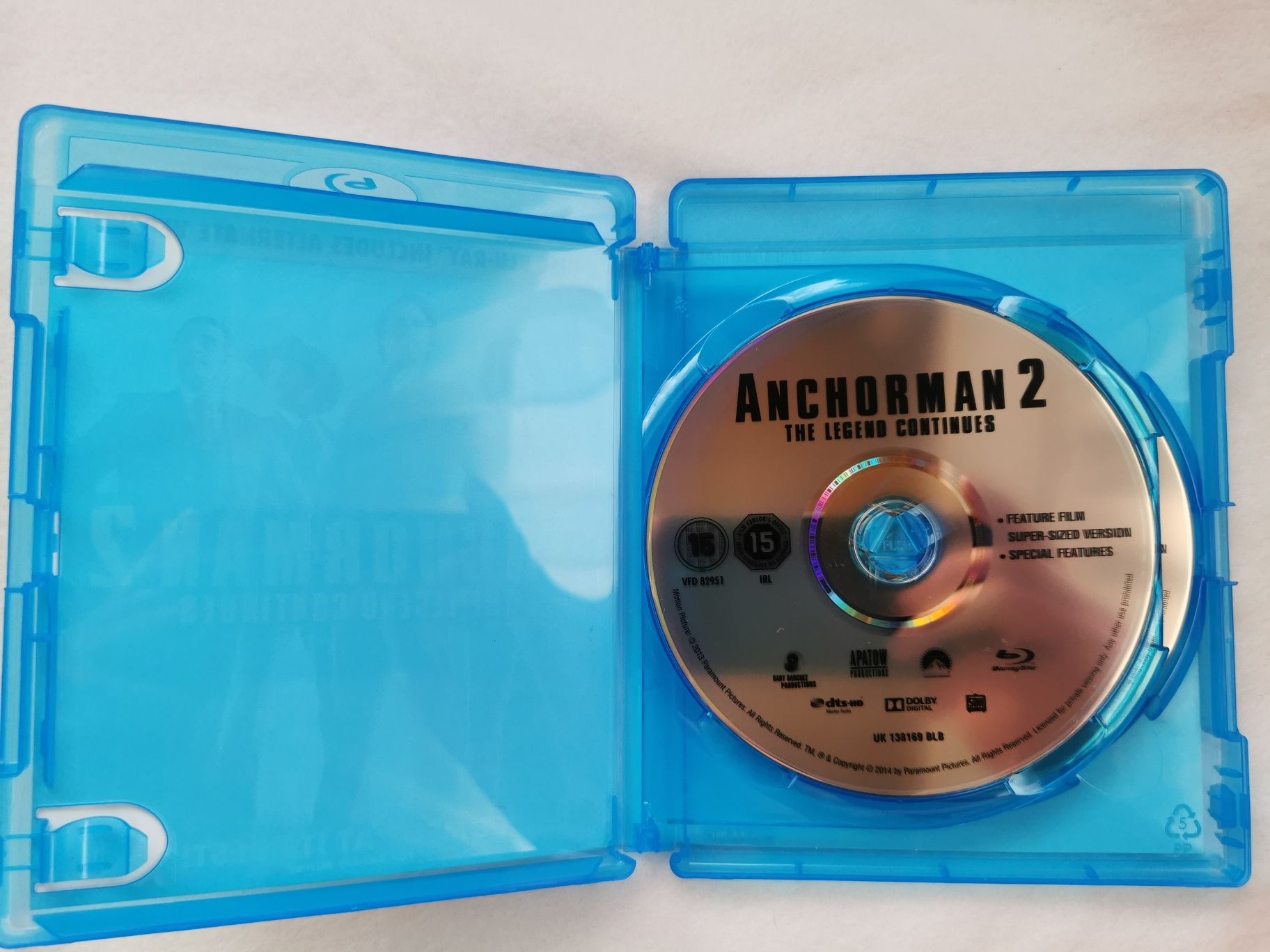 Anchorman 2 (Legenda Telewizji 2: Kontynuacja) Blu-ray (En) (2013)