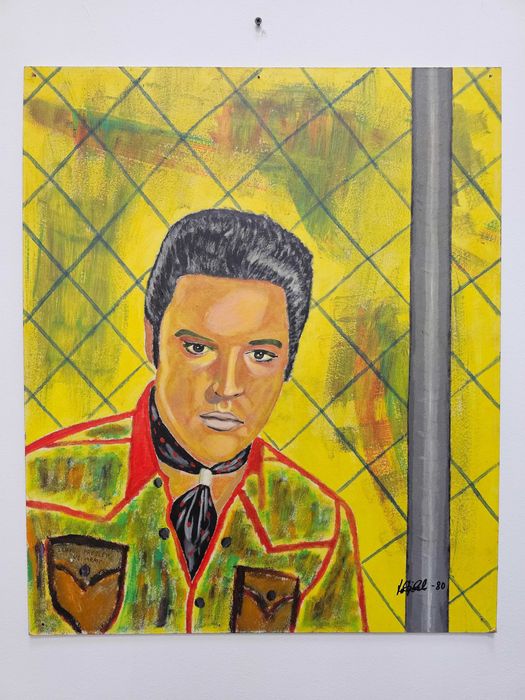 Obraz Elvis Presley – King of Rock’n Roll 1980  sygnowany