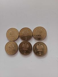 6 monet dwuzłotowych
