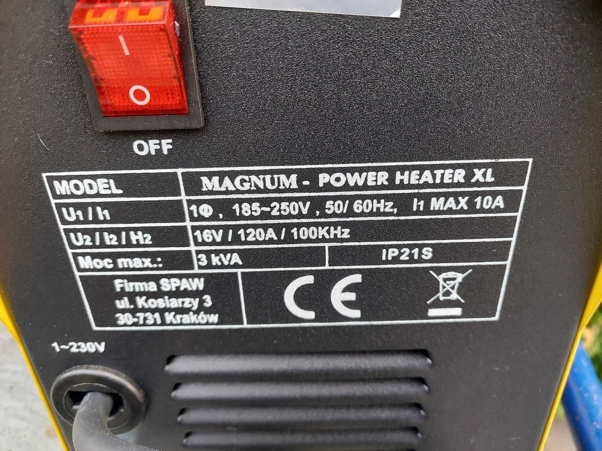 MAGNUM POWER HEATER XL 3KVA nagrzewnica indukcyjna Nowa gwarancja 230v