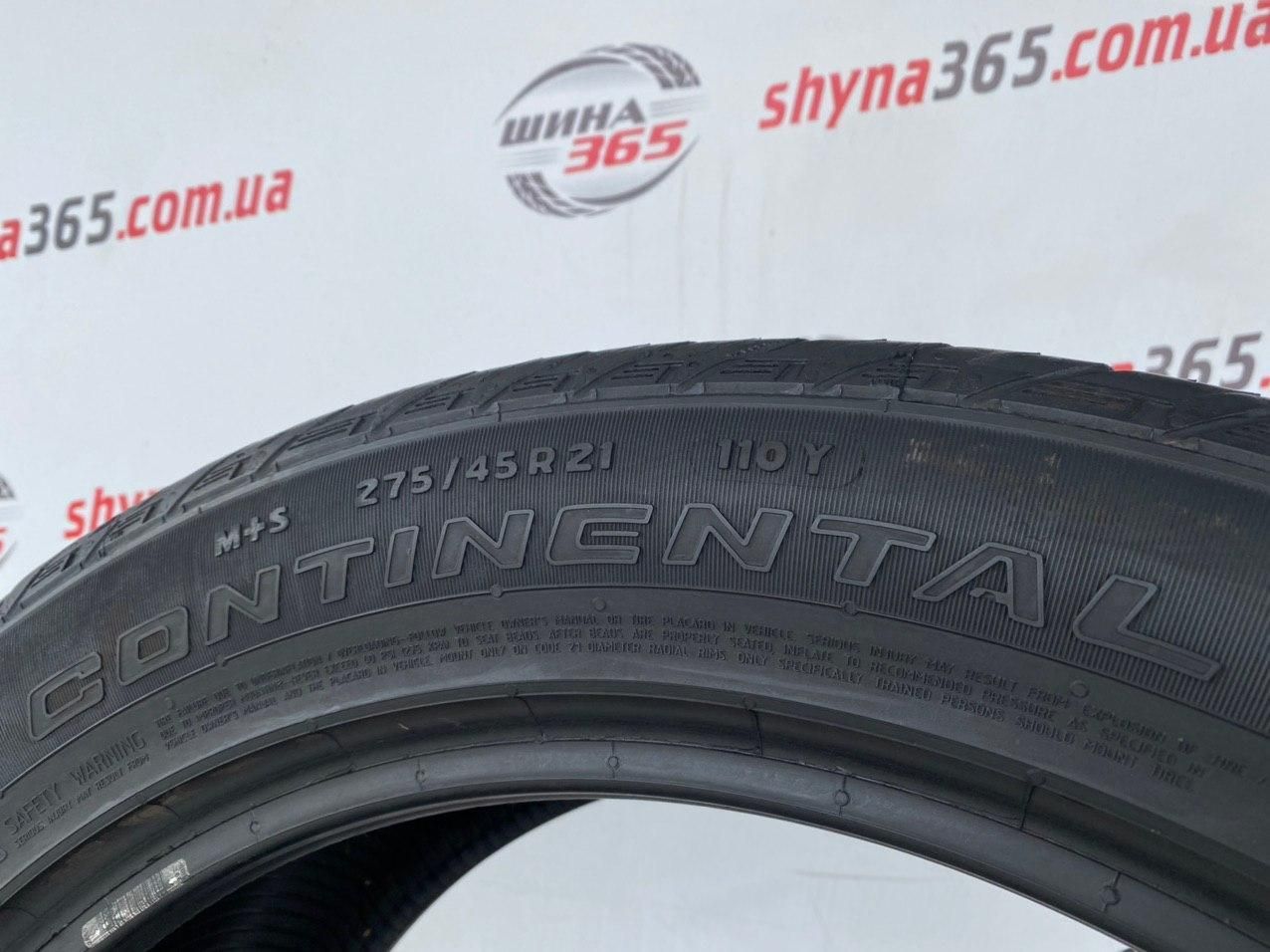 шини бу літо 275/45 r21 continental crosscontact lx sport 6mm