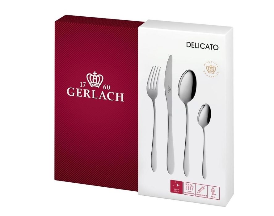 NOWE! Zestaw sztućców Gerlach Delicato