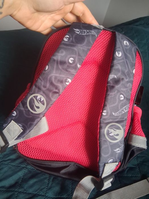 Plecak dziecięcy do przedszkola hot wheels, 2 komory